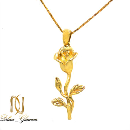 گردنبند زنانه طرح گل نقره 925 اصل ma-n537