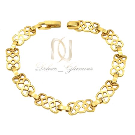 دستبند استیل زنانه طرح طلا ds-n789
