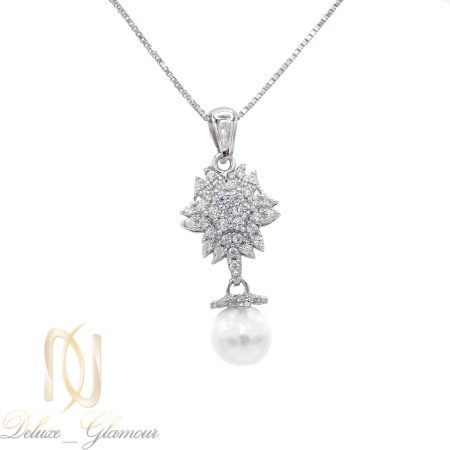 گردنبند مروارید زنانه نقره 925 اصل ma-n556