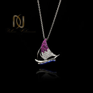 گردنبند نقره طرح کشتی دخترانه خارجی nw-n764