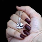 گردنبند نقره رقص دختر و پسر