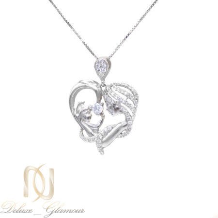 گردنبند طرح مادر و فرزند نقره 925 اصل ma-n579