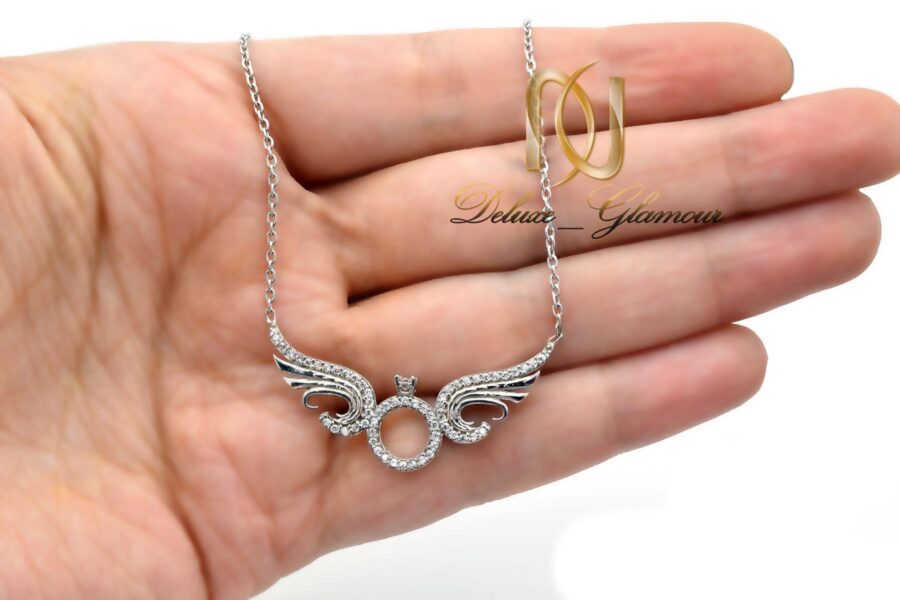 گردنبند نقره دخترانه خاص نگین دار nw-n671