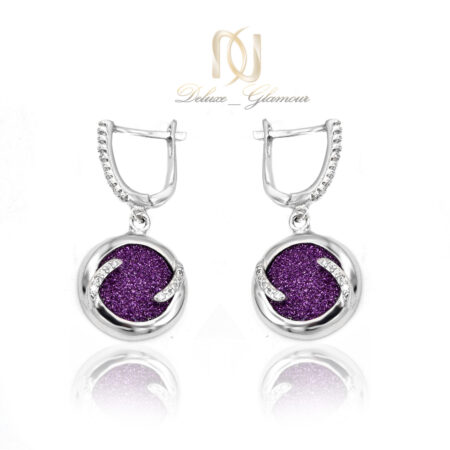 گوشواره آویزی زنانه نقره عیار 925 اصل er-n274