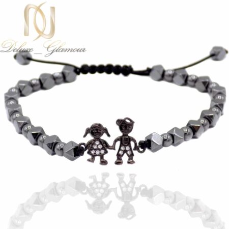 دستبند سنگی طرح دختر و پسر خاص ma-n620