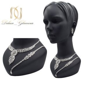 سرویس نقره تراش طرح طلا سفید شیک ns-n861