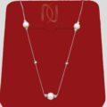گردنبند مروارید زنانه نقره استرلینگ اصل nw-n863