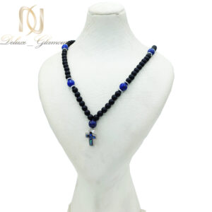 گردنبند رولباسی اسپرت سنگی دست ساز ma-n652