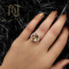 انگشتر سواروسکی جواهری زنانه رزگلد rg-n790