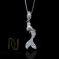 گردنبند دخترانه نقره اصل طرح پری nw-n798
