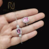 ست دستبند و انگشتر جواهری زنانه ns-n907