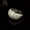 انگشتر نقره زنانه پرنگین طرح طلا ma-n673