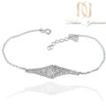 دستبند زنانه ظریف نقره 925 طرح طلا ma-n690