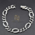 دستبند زنانه طرح جدید نقره زنجیری ds-n892