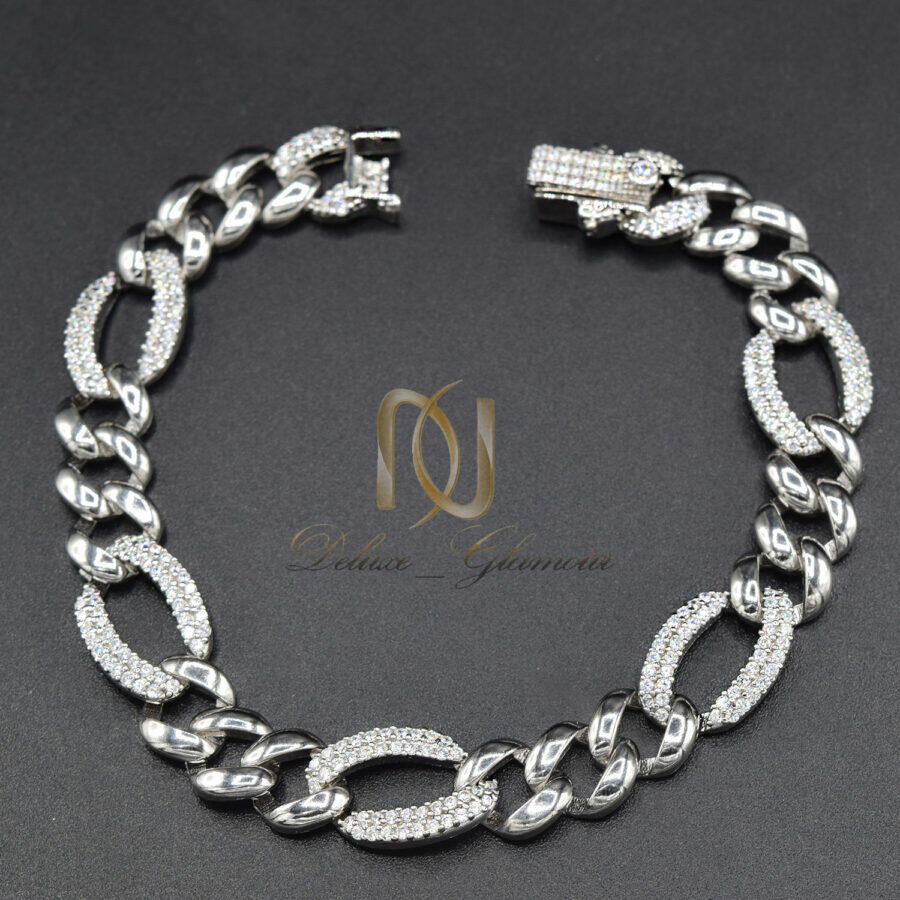 دستبند زنانه طرح جدید نقره زنجیری ds-n892