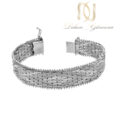 دستبند زنانه خاص نقره طرح طلا ds-n891