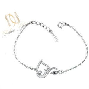 دستبند قو نقره دخترانه زنجیری ظریف DS-N893
