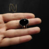 انگشتر مردانه نقره اسپرت سیاه قلم rg-n821