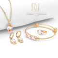 ست بچگانه استیل طرح کیتی کارتونی ns-n926