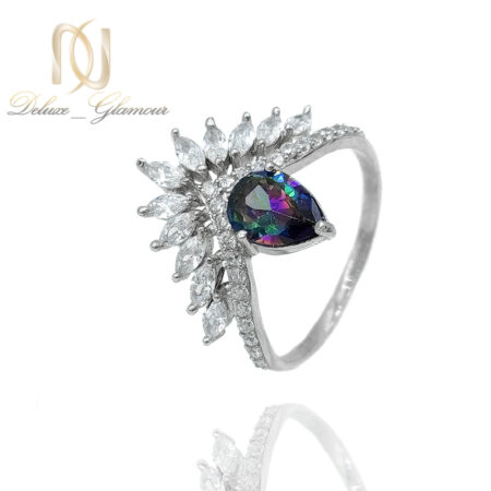 انگشتر نقره طرح تاج و اشک زنانه ma-n706