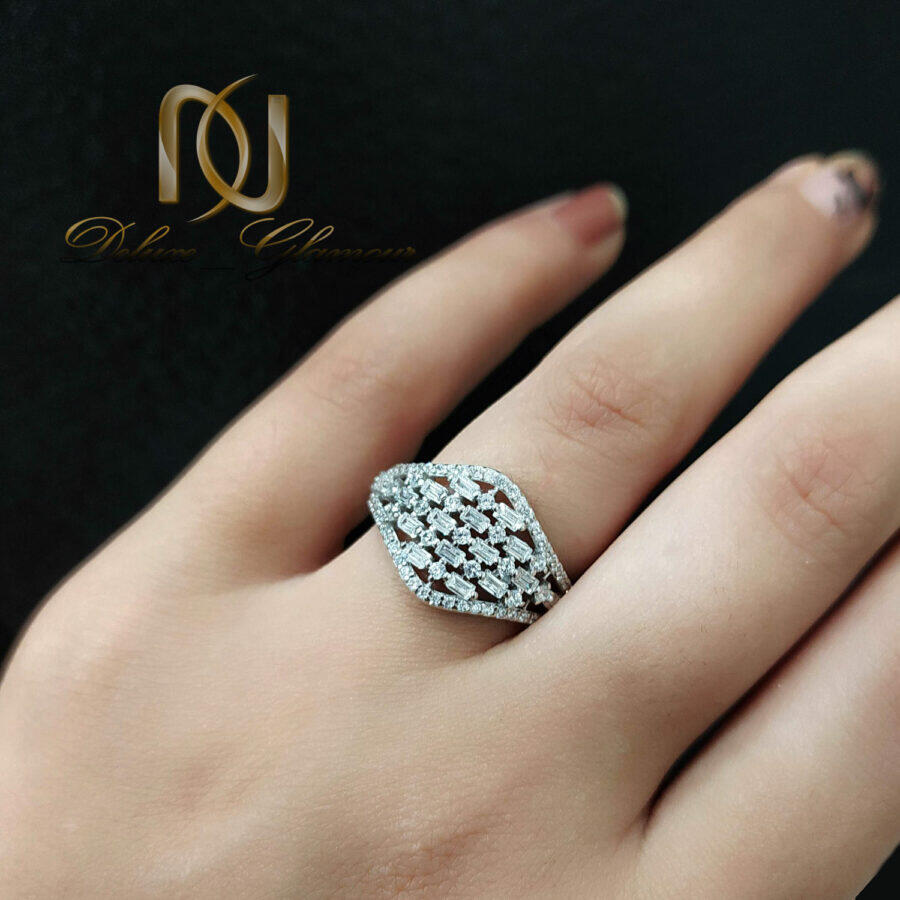 انگشتر زنانه نقره طرح طلا ظریف rg-n842