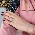 نیم ست نقره دستبند و انگشتر زنانه ma-n713