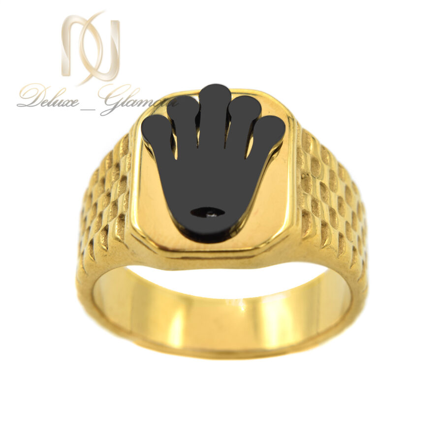 انگشتر ROLEX مردانه استیل طلایی RG-N846