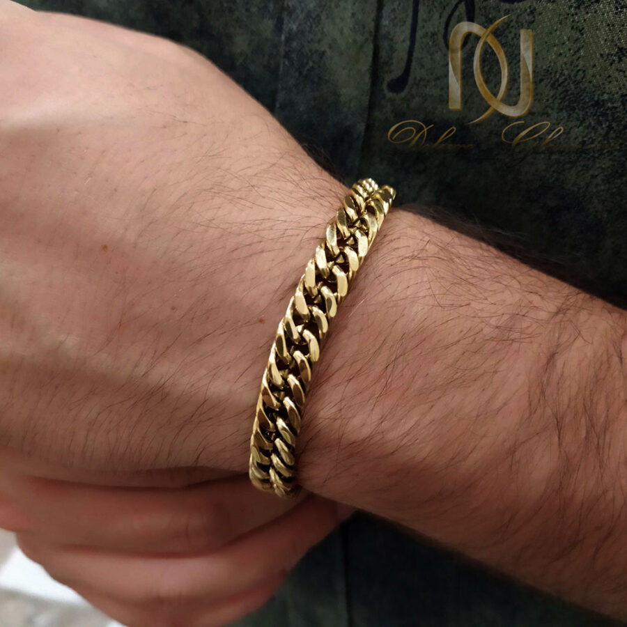 دستبند مردانه کارتیر طلایی استیل ds-n938