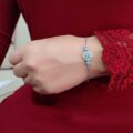 دستبند نقره 925 دخترانه چشم نظر ma-n735