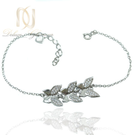 دستبند نقره دخترانه طرح پروانه جدید ma-n743