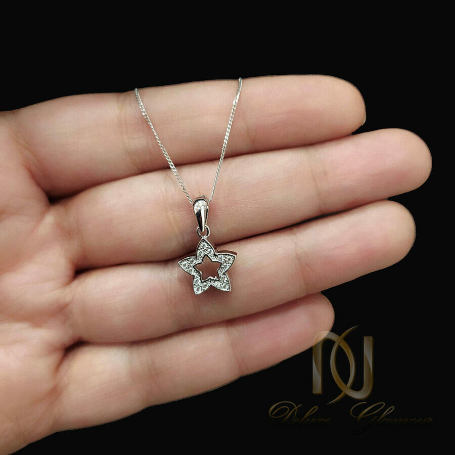 گردنبند نقره ستاره دخترانه و زنانه