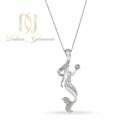 گردنبند نقره خاص طرح پری دریایی ma-n589