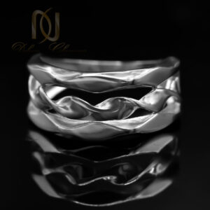 انگشتر نقره خاص زنانه طرح پیچی rg-n879