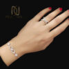 ست دستبند و انگشتر نقره زنانه ظریف ce-n25