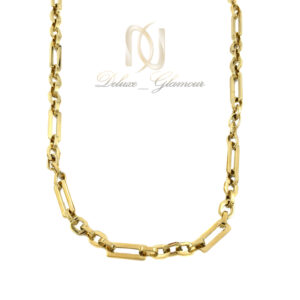 زنجیر مردانه استیل طرح طلا 55 سانتی nw-n919