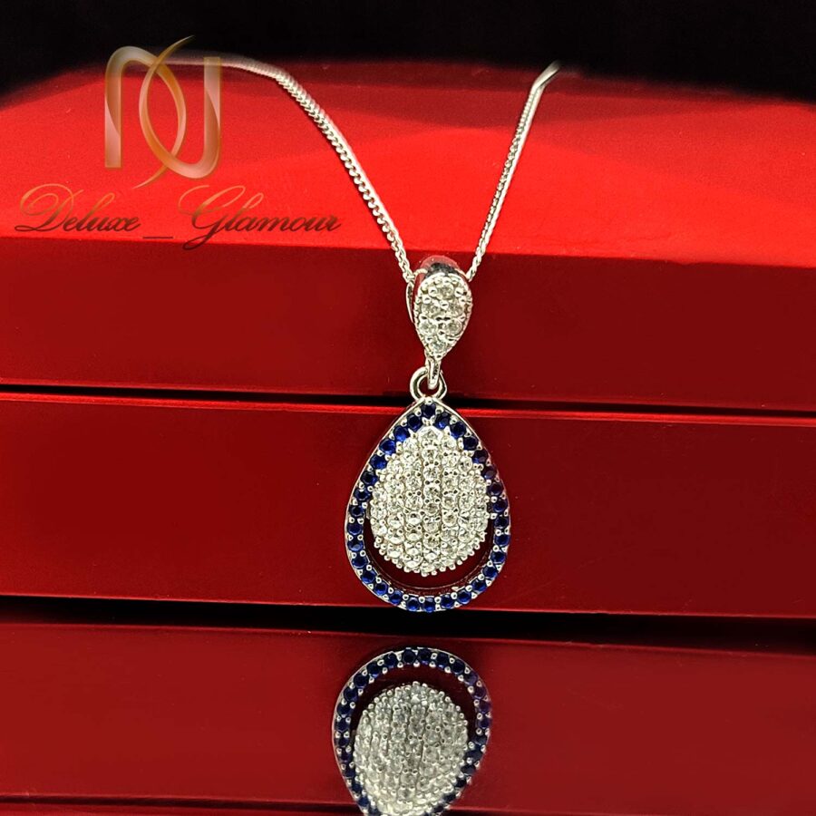 گردنبند زنانه نقره 925 طرح اشک خاص ma-n779