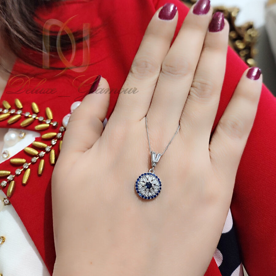گردنبند نقره چشم نظر زنانه جدید ma-n775
