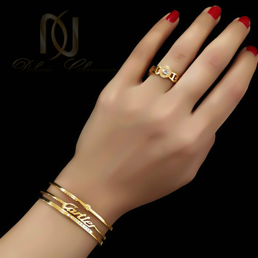 ست زنانه استیل انگشتر و دستبند ce-n52