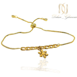 دستبند دخترانه استیل طلایی دونه برف za-n503