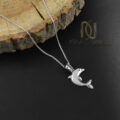 گردنبند دلفین زنانه نقره 925 اصل nw-n954