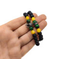 دستبند ست سنگی طرح کینگ و کویین za-n514