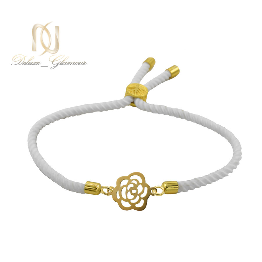 دستبند طلای 18 عیار دخترانه طرح گل G0-N023