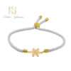 دستبند طلای 18 عیار دخترانه طرح دونه برف G0-N023