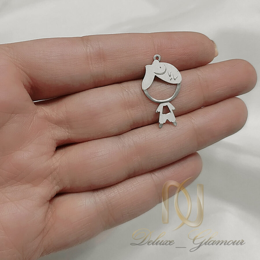 گردنبند اسم نقره سفارشی طرح بچه nw-n972