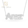 گردنبند اسم ARAZ آراز نقره 925 لاتین NW-N975