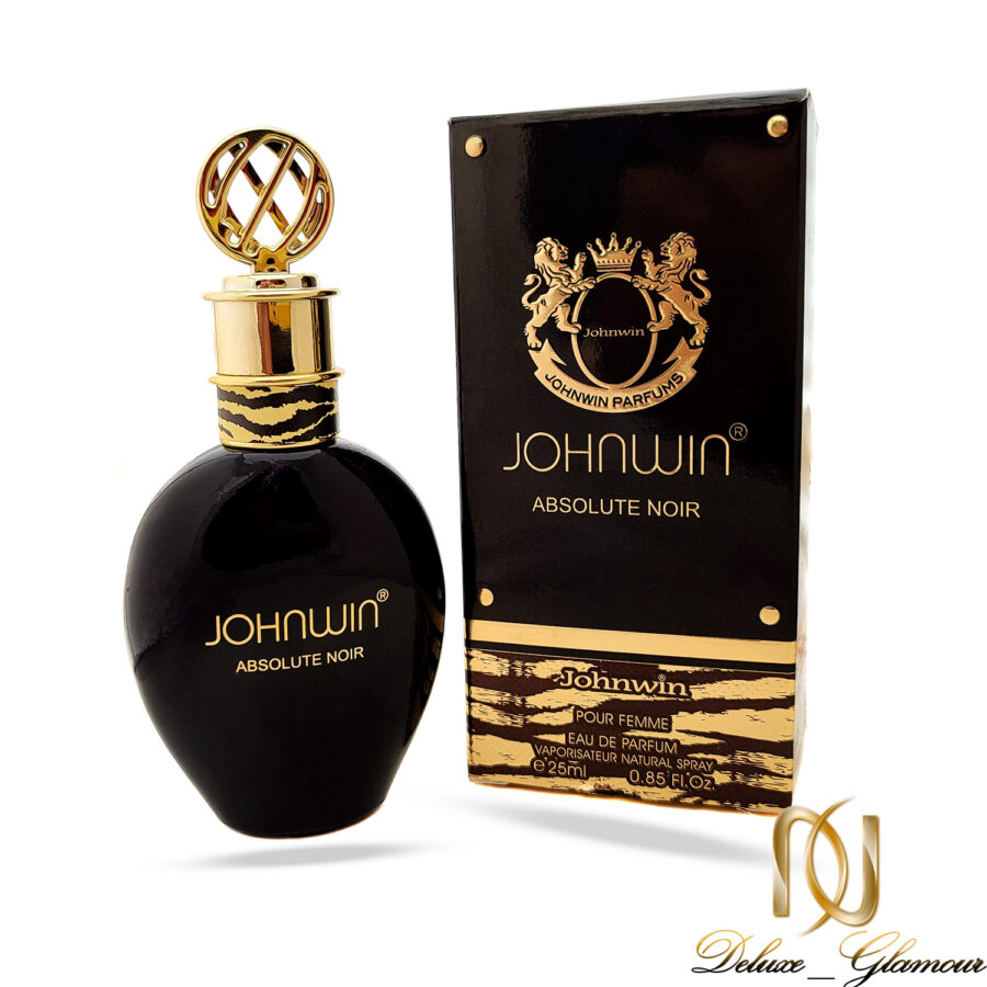 ادکلن جانوین آبسولوت نویر JOHNWIN ABSOLUTE NOIR زنانه 25 میل رایحه گرم و شیرین ED-N162