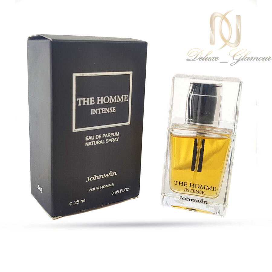 عطر و ادکلن دیور هوم اینتنس جانوین THE HOMME INTENSE JOHNWIN مردانه مینیاتوری 25 میل رایحه گرم ED-N156