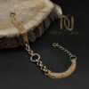 دستبند طلایی ژوپینگ زنانه زنجیری طرح جدید br-n96