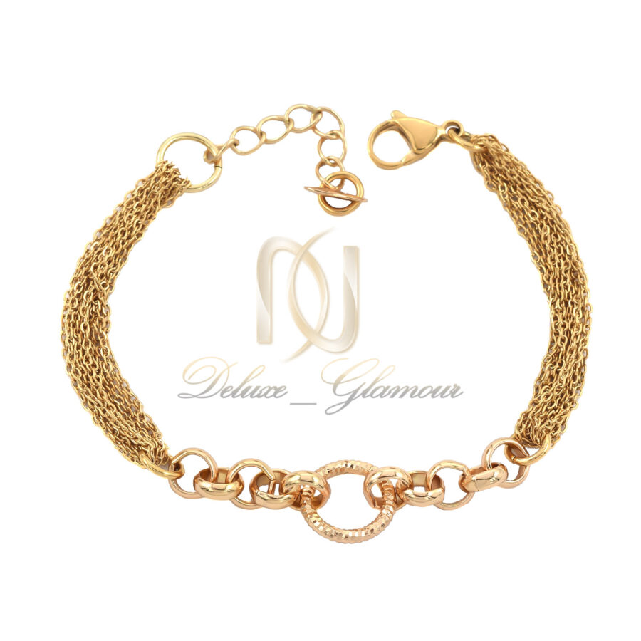 دستبند طلایی ژوپینگ زنانه زنجیری طرح جدید br-n96