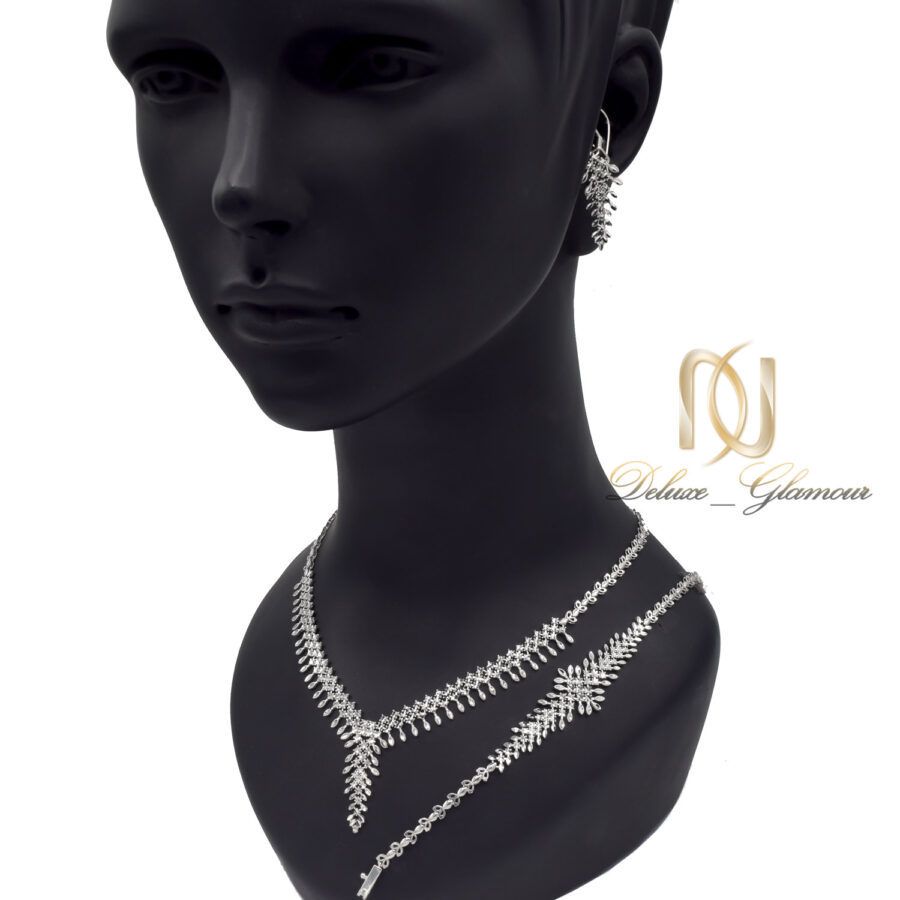 سرویس نقره تراش زنانه با آبکاری رودیوم چندلایه ce-n110